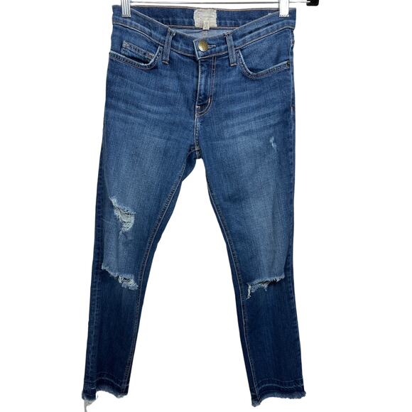 Current Elliot Straight Leg Denim Jean Limitless Destroy Released Hem Capsule - Picture 2 of 11
